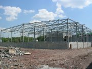 Manufacturing halls steel constructions roofings, steel shelters